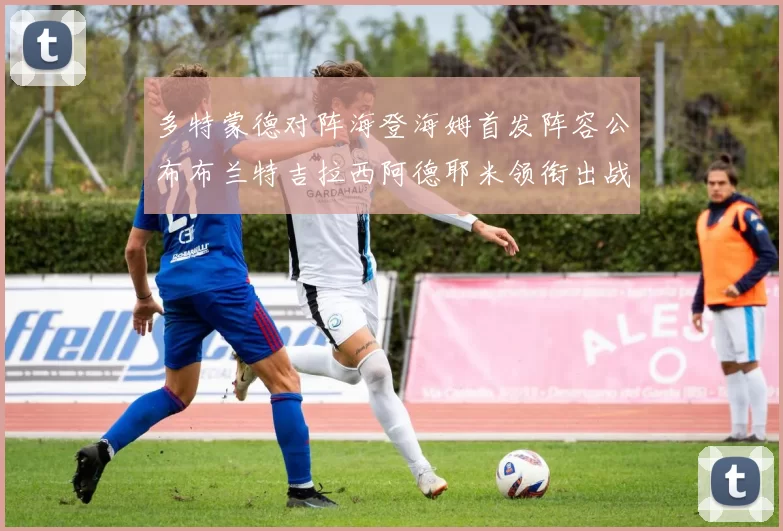多特蒙德对阵海登海姆首发阵容公布布兰特吉拉西阿德耶米领衔出战